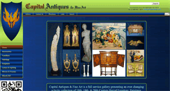 Desktop Screenshot of capitalantiques.com