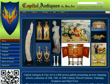 Tablet Screenshot of capitalantiques.com